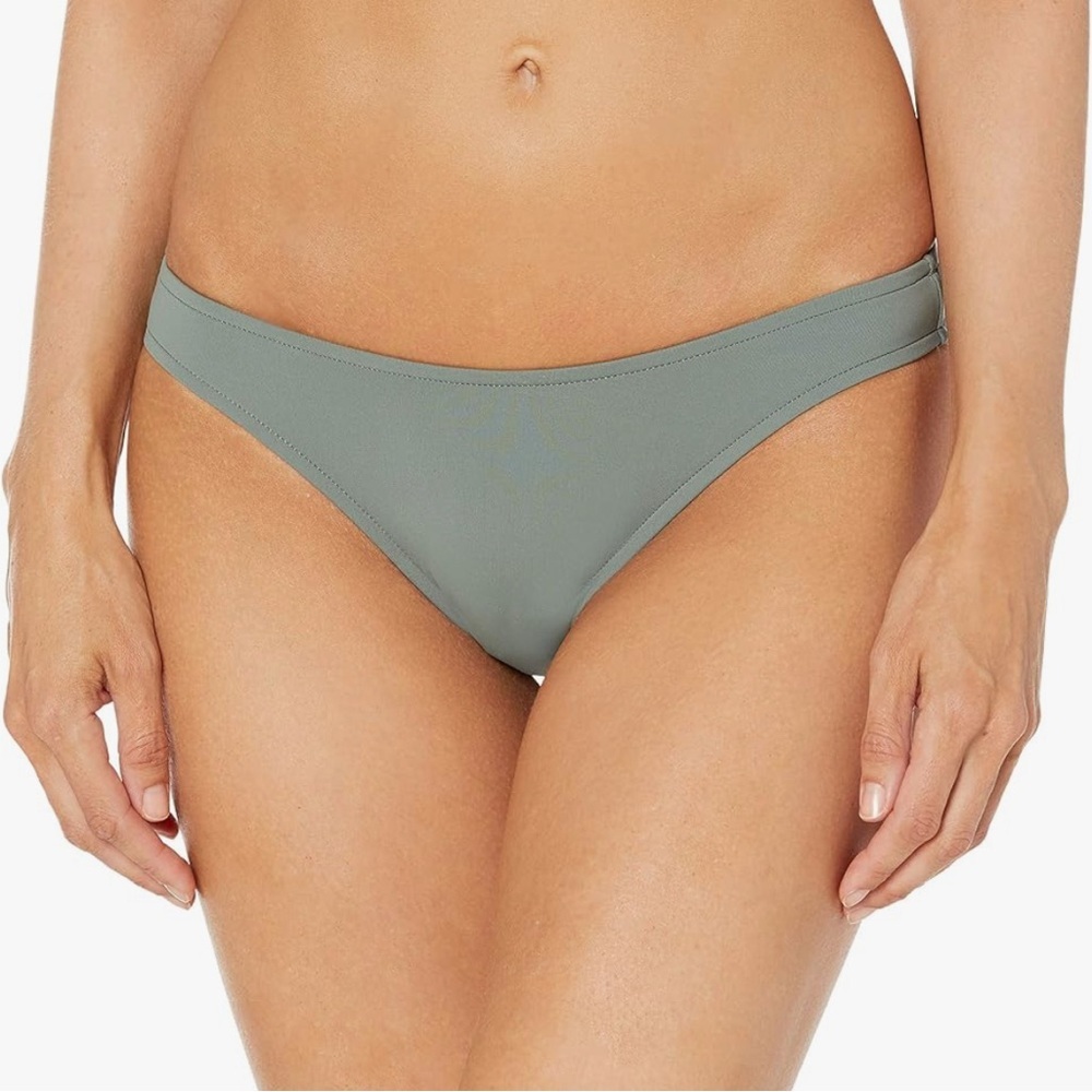Seafolly | Active High Cut Olive Bikini Bottom | Women’s Swim Bottom | NWOT